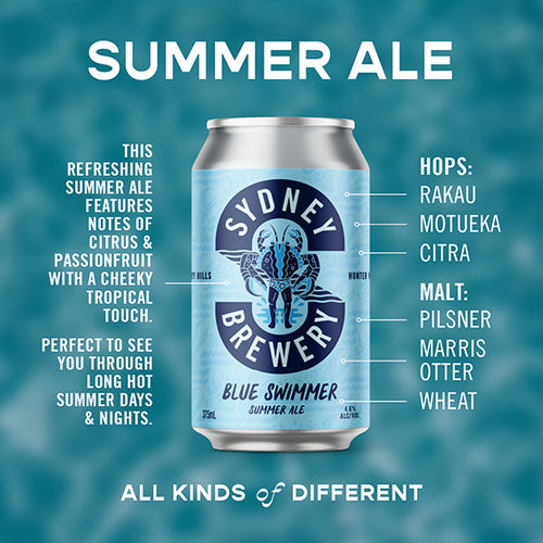 Blue Swimmer Summer Ale
