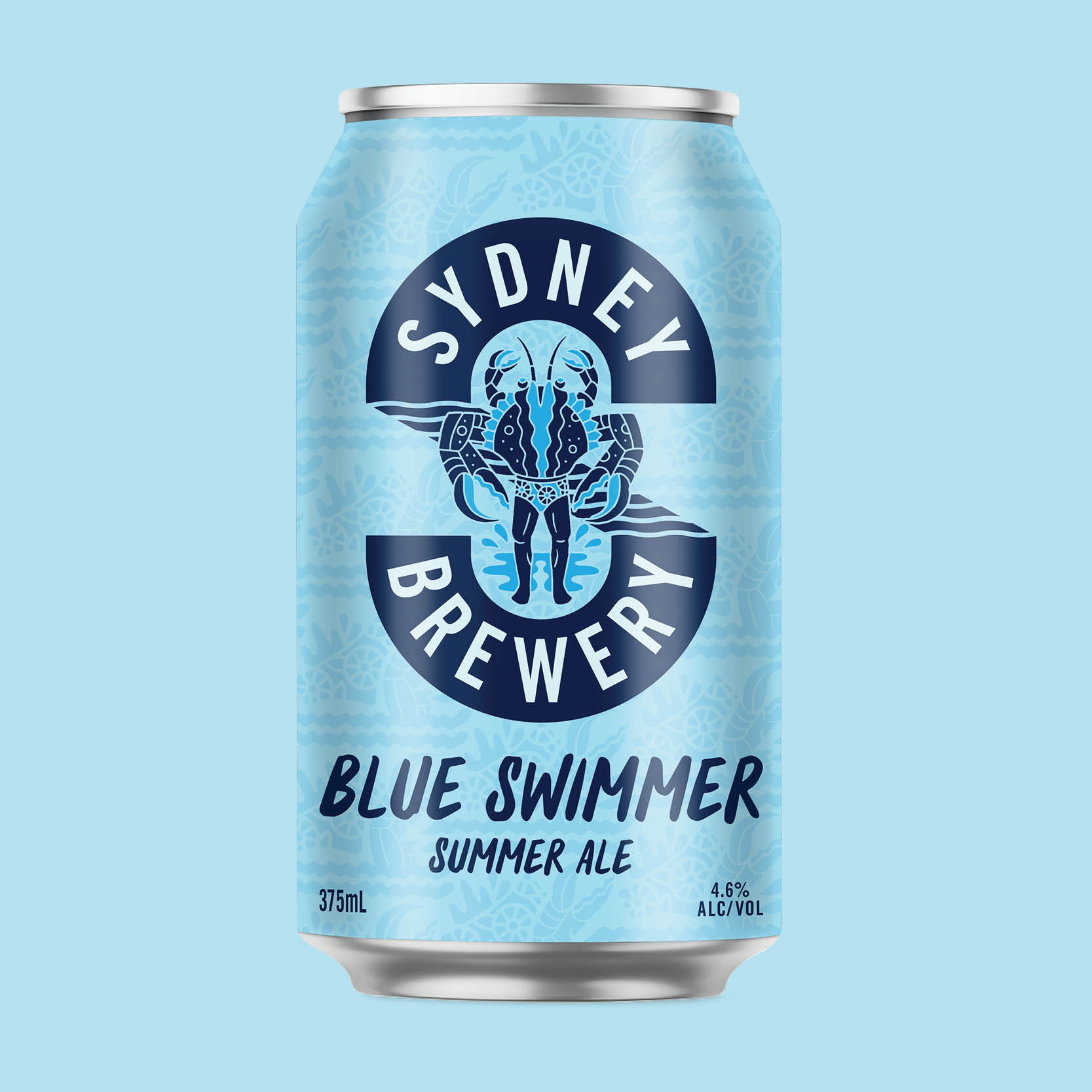 Sydney Brewery Blue Swimmer Summer Ale Cans 375mL - Image 2
