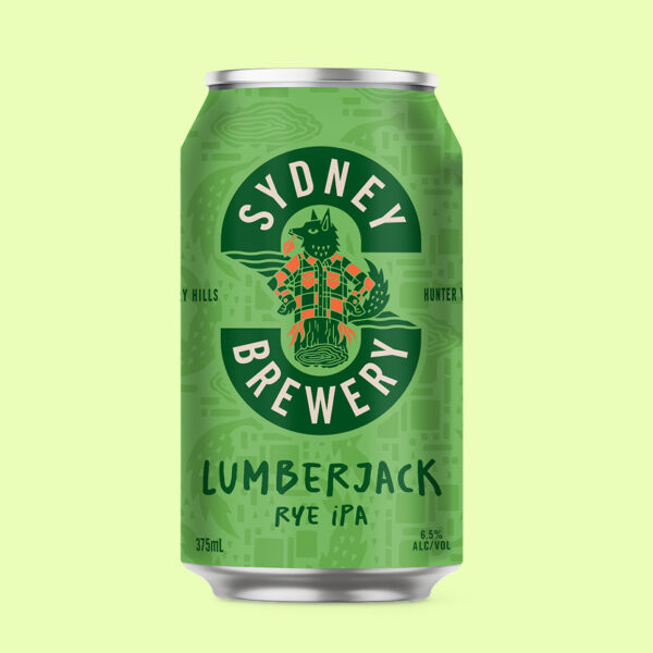 Sydney Brewery Lumberjack Rye IPA Cans 375mL - Image 2