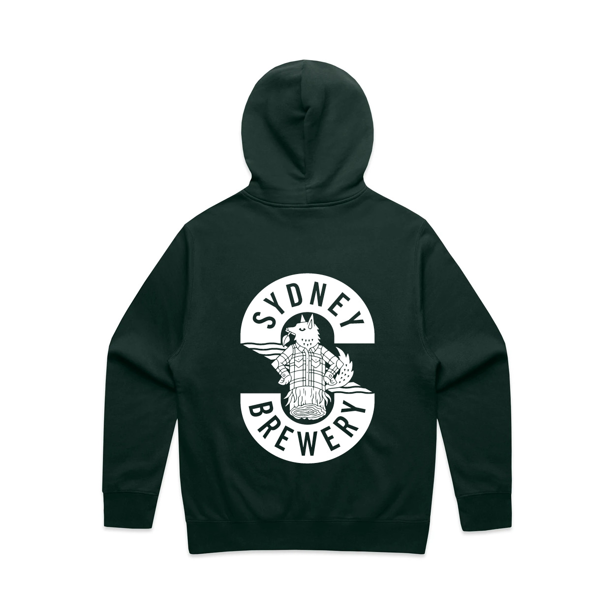 Sydney Brewery Lumberjack Hoodie Pine Green - Image 2