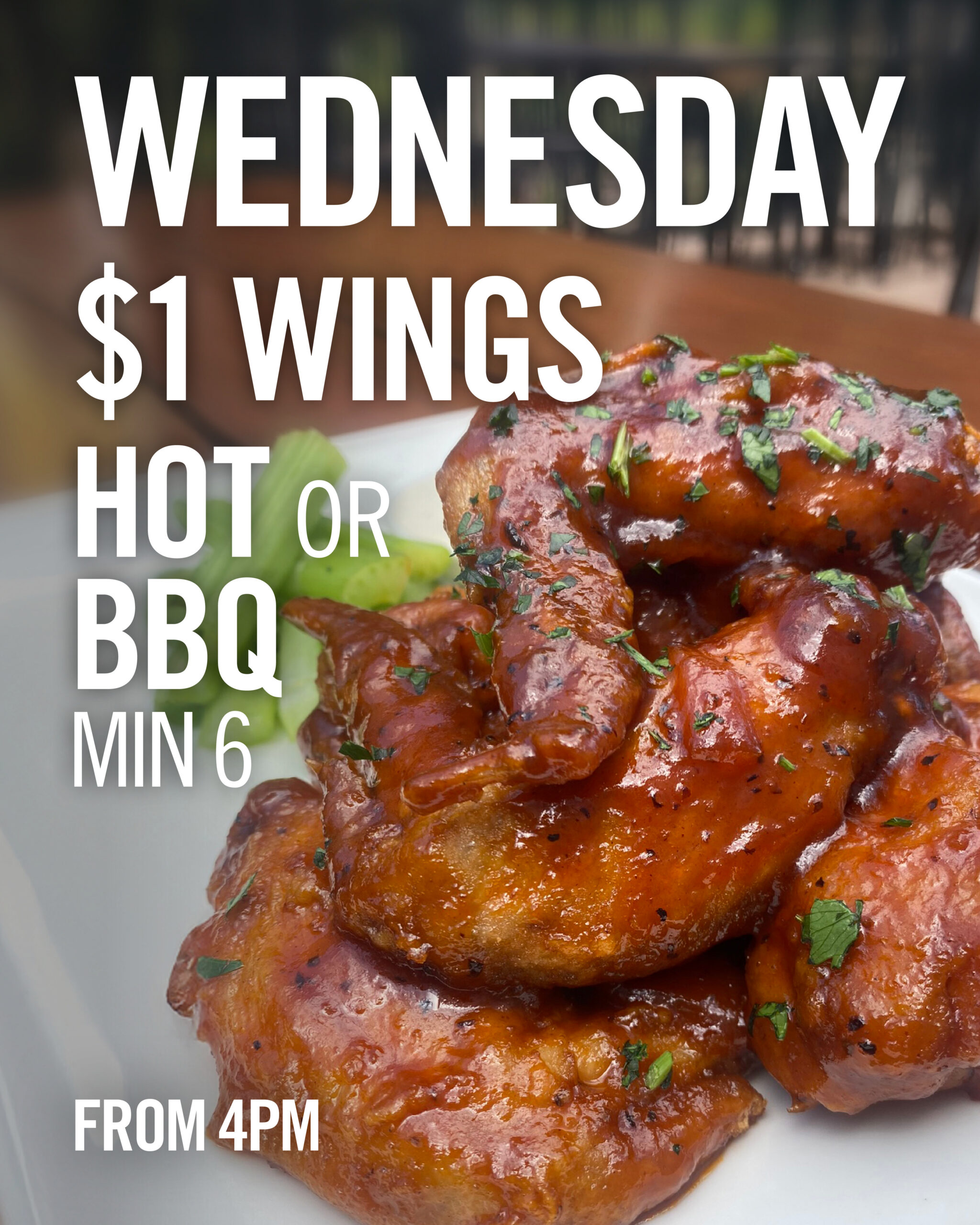 Wednesday $1 Wings - Social
